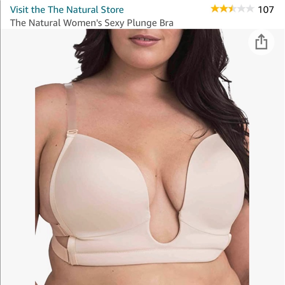 Plunge - low back convertible bra